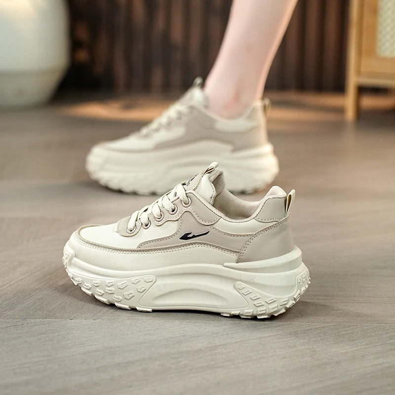 【小个子】增高5CM厚底老爹鞋女2023秋冬季新款时尚休闲百搭运动鞋