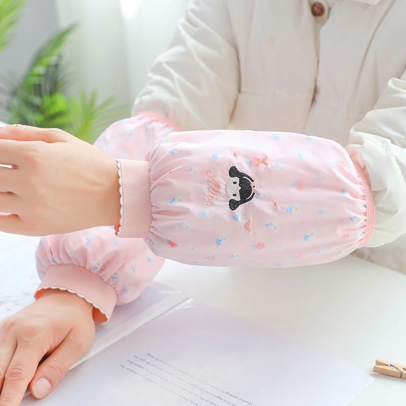 新款袖套女学生成人短款秋冬季套袖办公儿童护袖羽绒服耐脏袖头