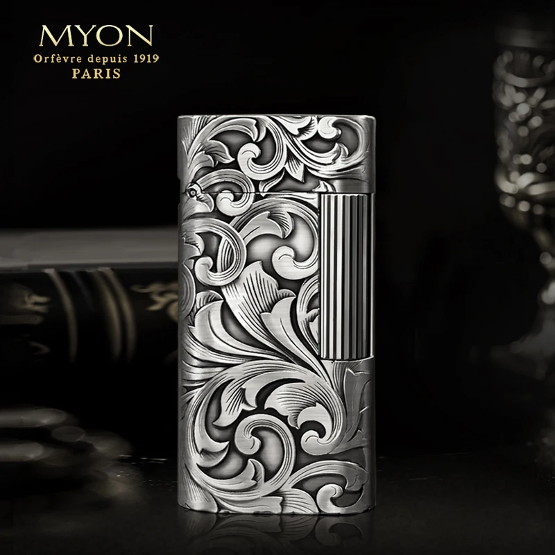 平子爵士待机王大唐草个性打火机镀古银原铜欧洲勉牌煤油打火机