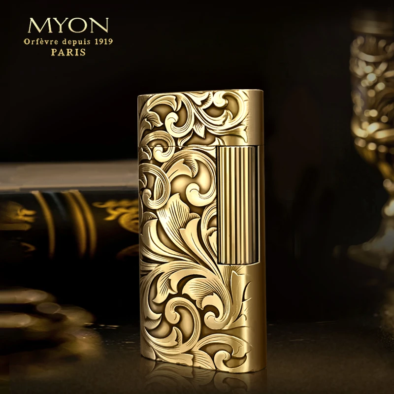 品牌爵士待机王大唐草打火机原铜一机一码欧洲勉牌煤油打火机