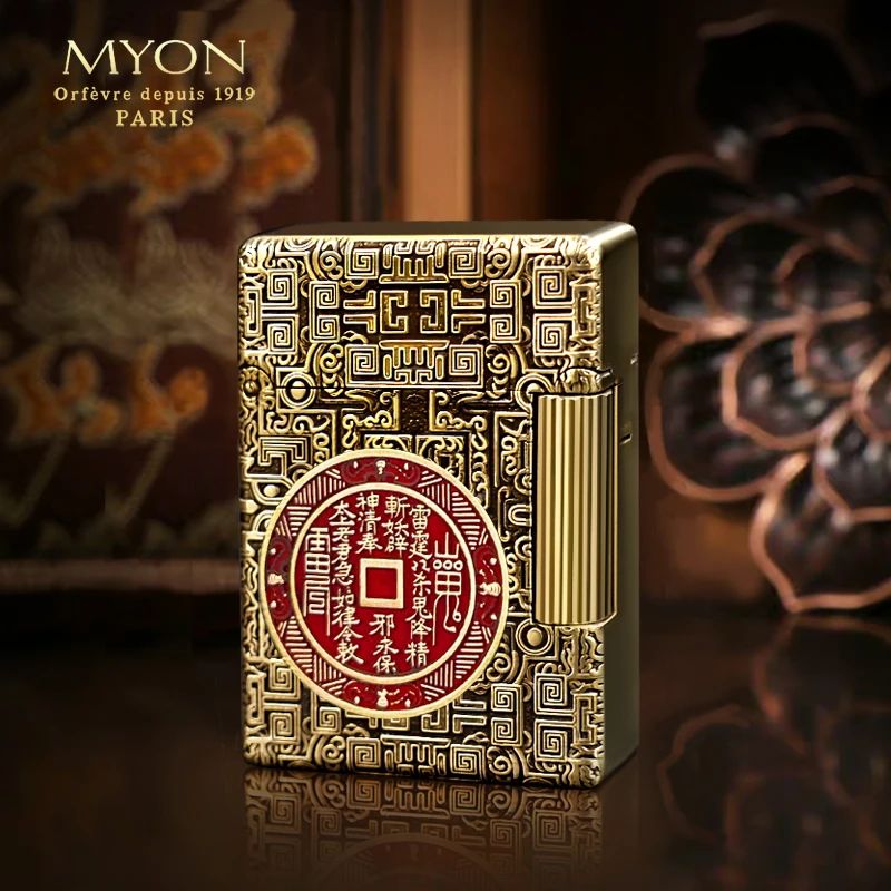 厂长M619山鬼花钱款迷你待机王打火机原铜一机一码欧洲勉牌煤油机