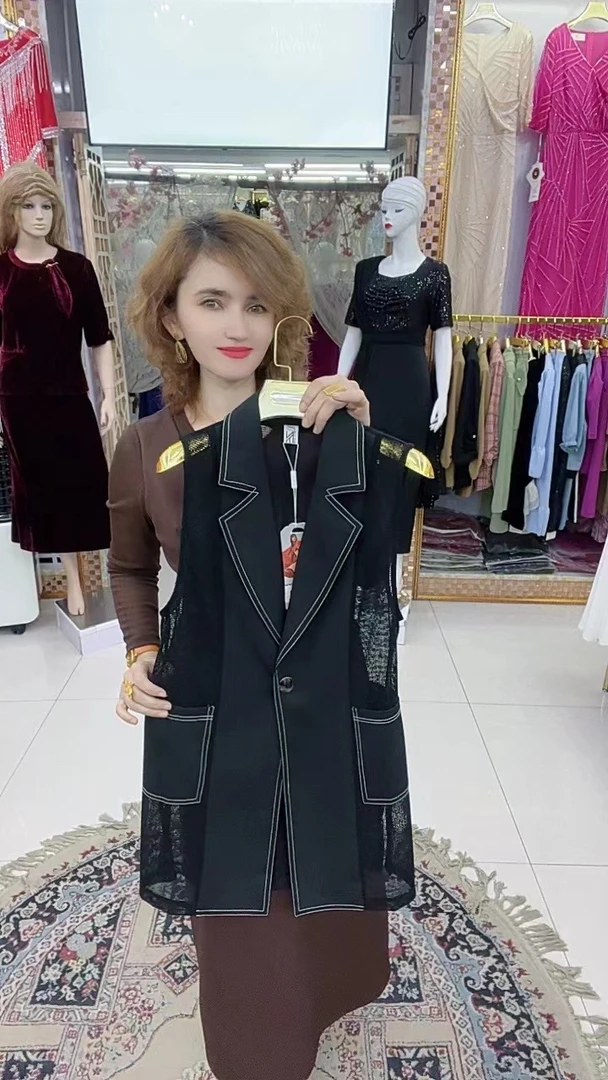 MODA KIZ 复古风 高档 大方女马甲