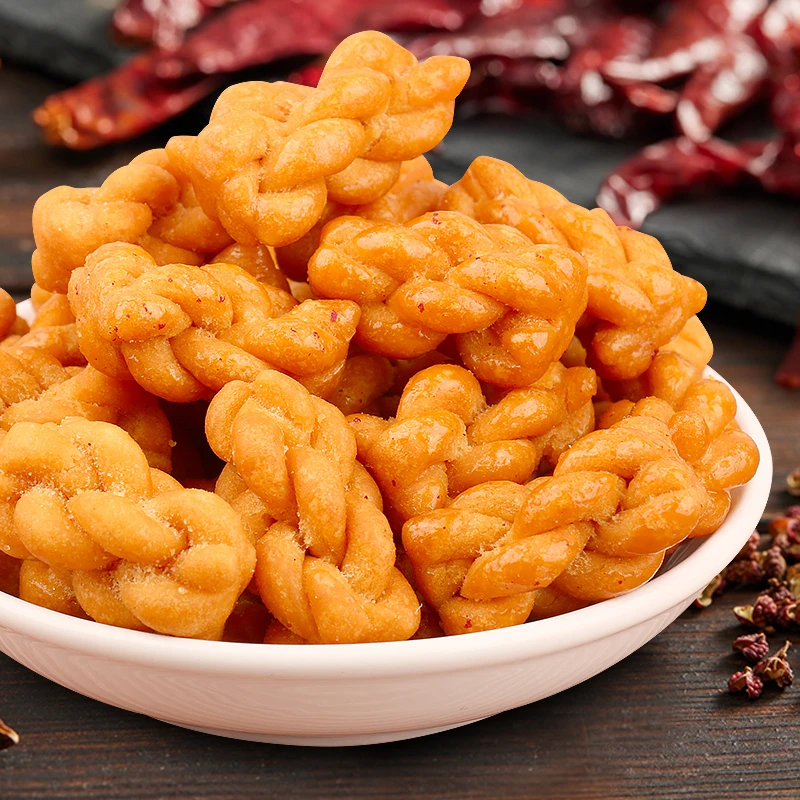 9.9到手200包香酥脆小麻花六种口味解馋独立包装零食小吃休闲食品