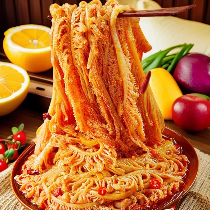 维口福冷吃千层肚脆爽香辣毛肚牛百叶开袋即食牛肚丝爽口 2罐装