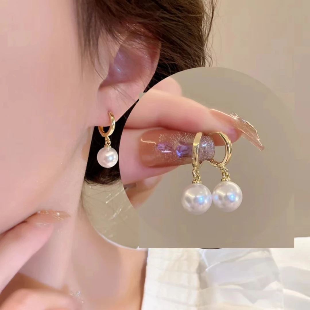 铜合金耳饰 小众设计感法式气质耳环轻奢女高级感韩国潮耳扣经典1