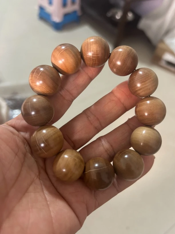 老山檀香2.0手串微瑕