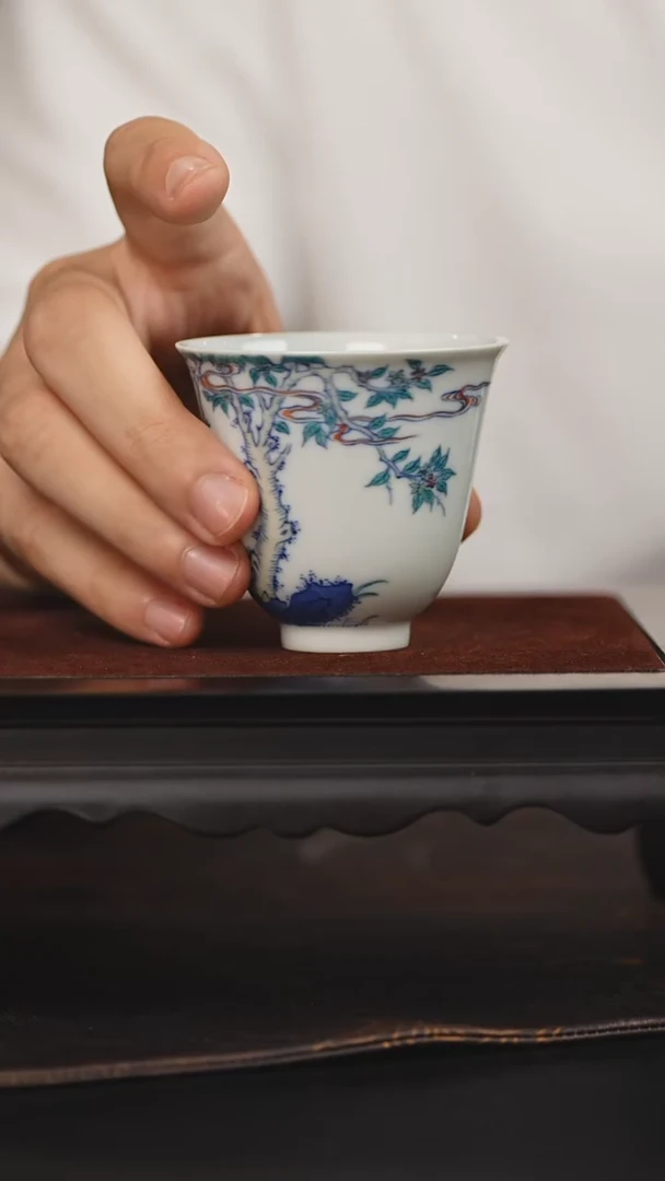 【闪购商品】杯瓷见如故涂杏花@@txh195