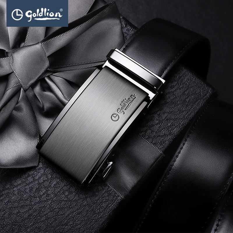 金利来皮具皮带真皮腰带男士简约自动扣高档送礼正品牛皮裤带礼盒