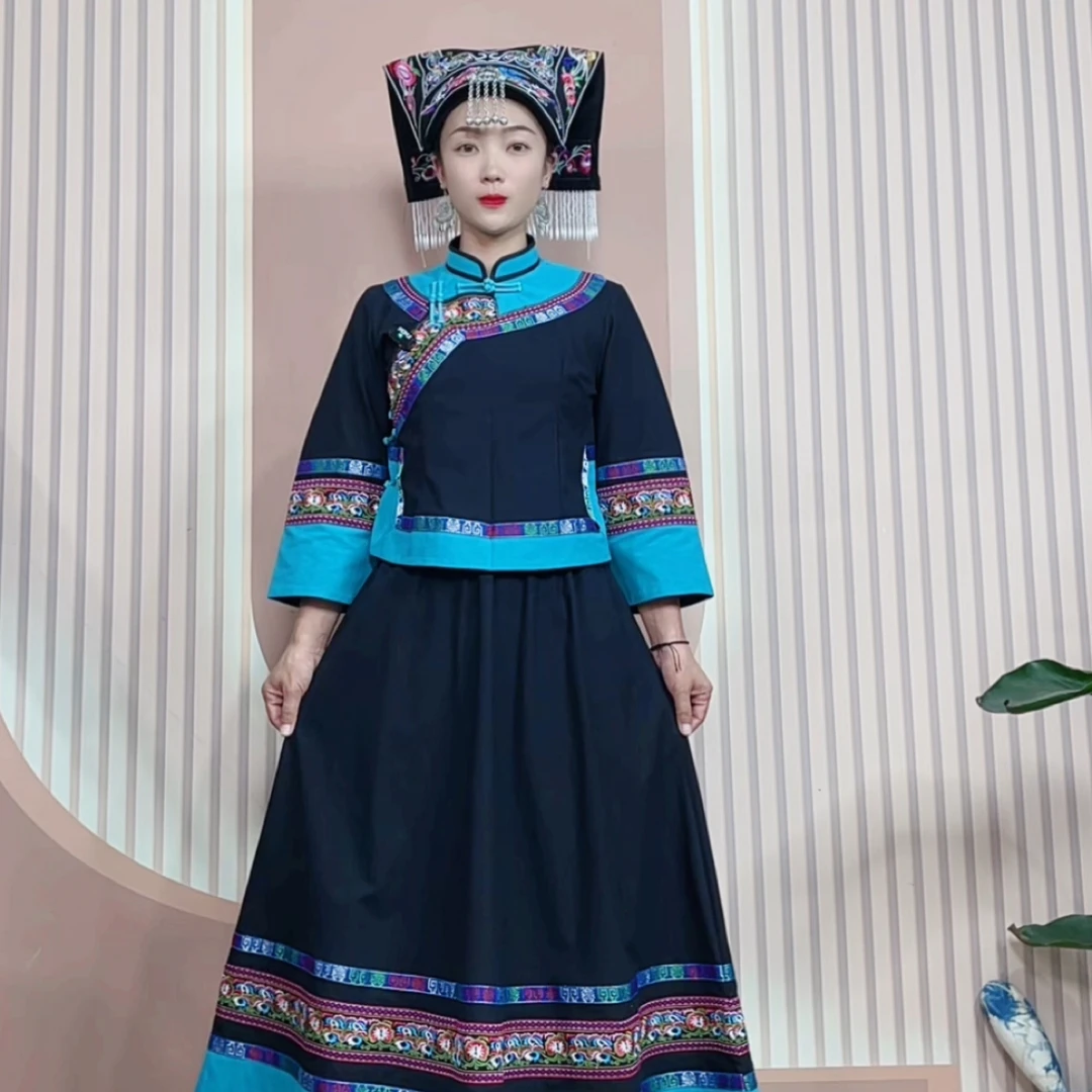 布依族壮族少数民族服饰国风传统民族套装a0kb1