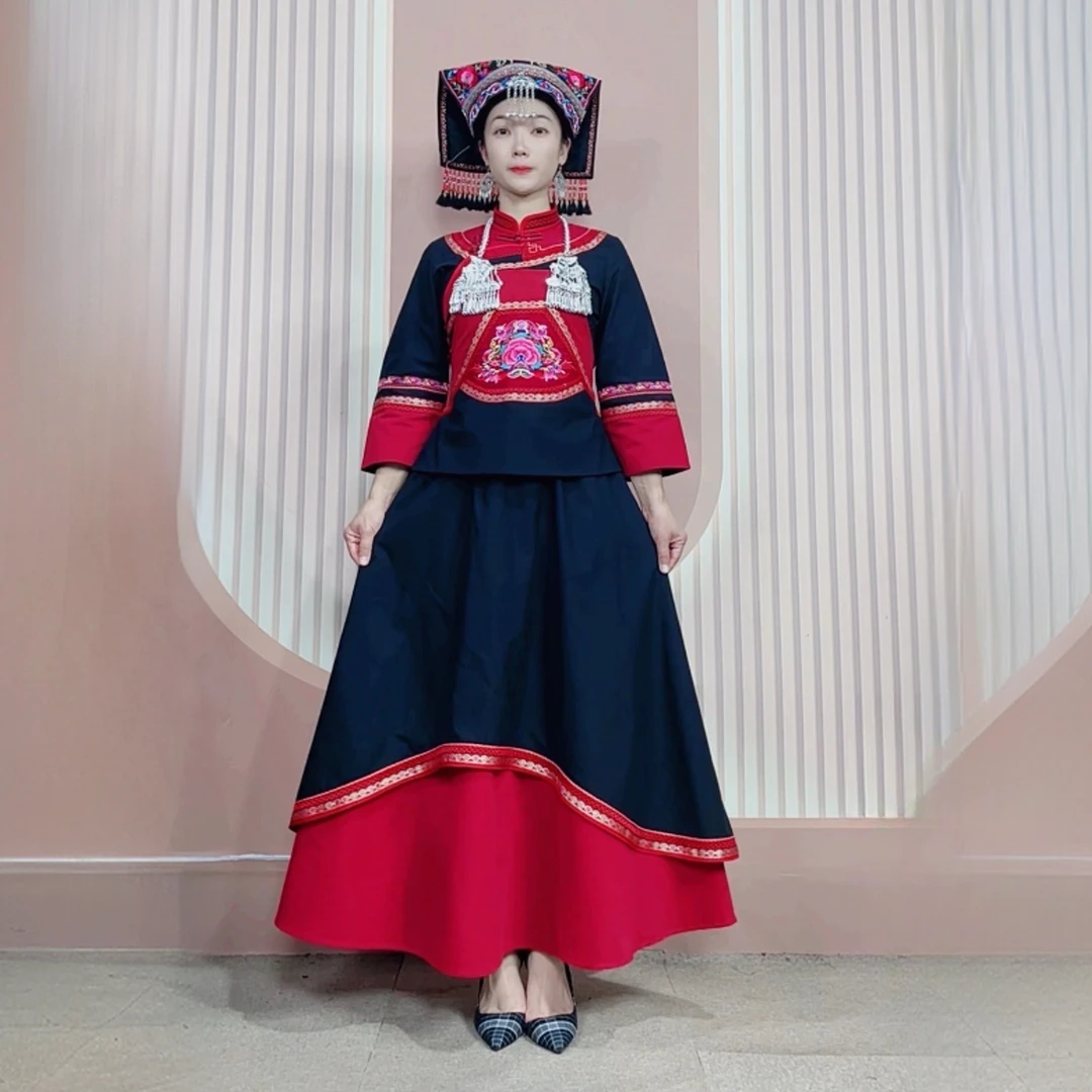 布依族壮族少数民族服饰国风传统套装a3kr4