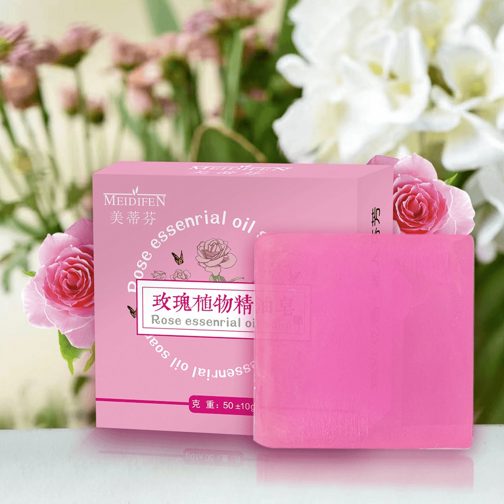 【主播宠粉】美蒂芬 玫瑰植物精油皂 香氛芳香+b