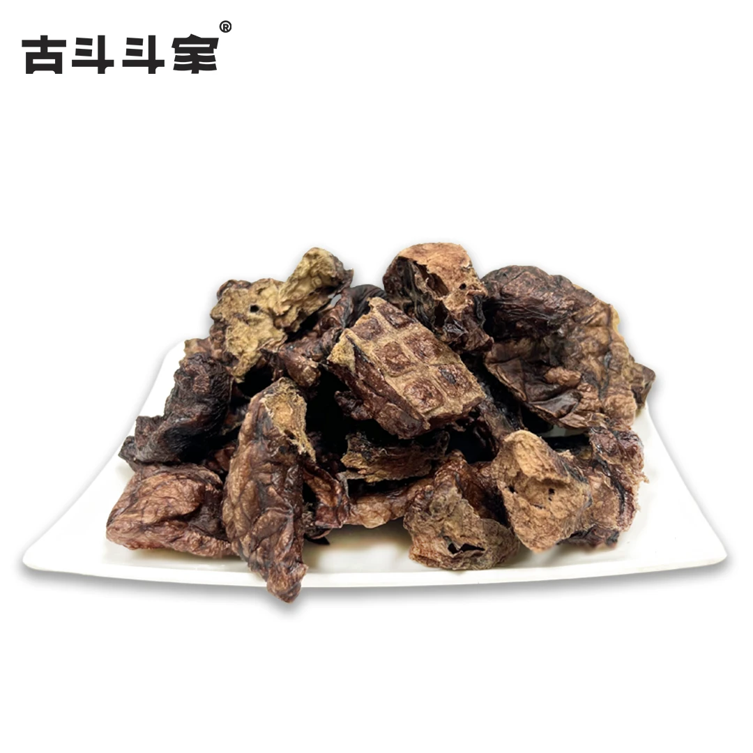 福袋古斗斗家牛肺宠物烘干零食泰迪柯基金毛犬耐咬洁齿狗狗磨牙棒