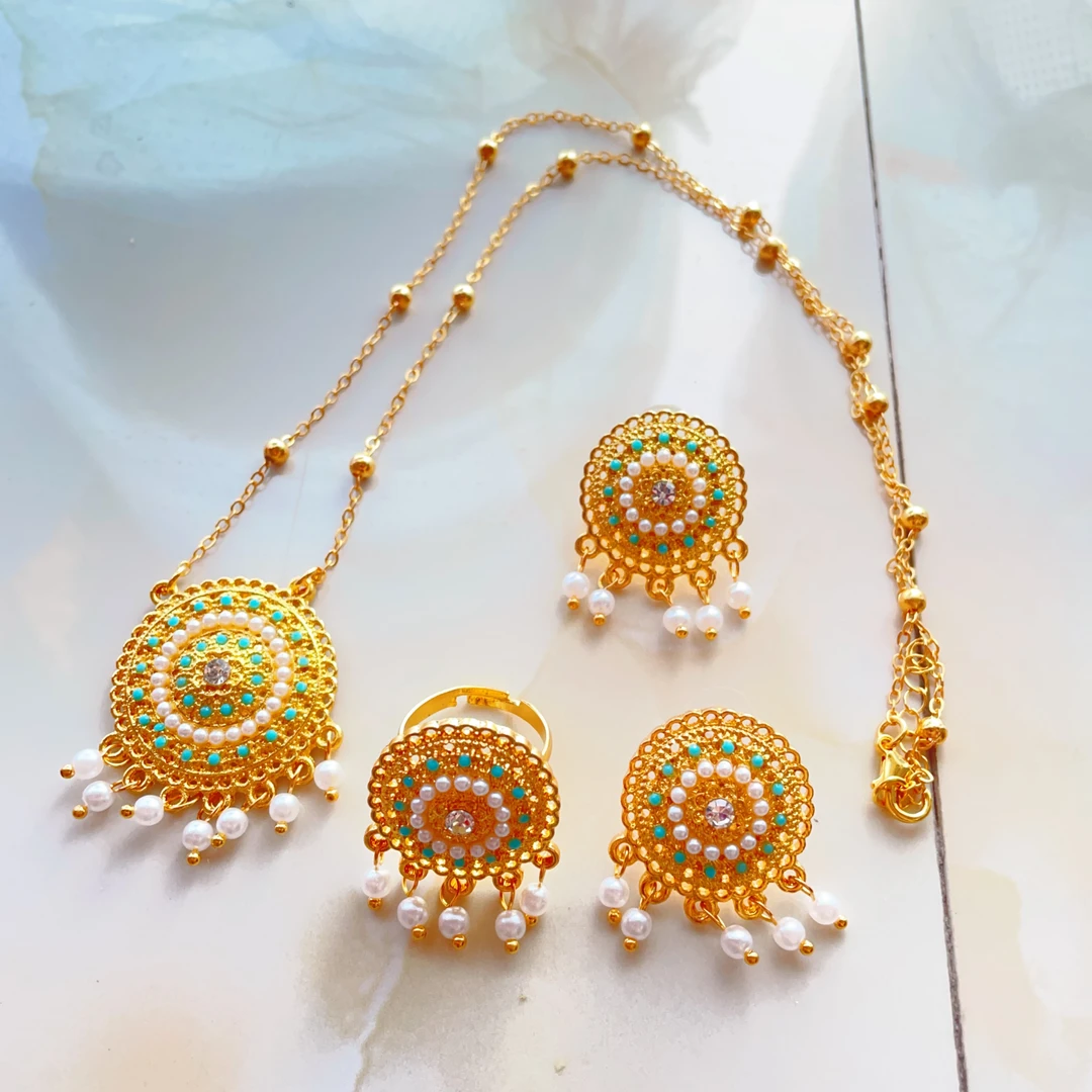 Xyuer/谢雨儿 铜合金项链 Xyuer谢雨儿个性款珠珠首饰套装