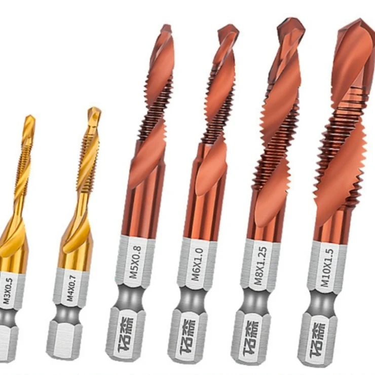 加强型丝锥钻头套装高速钢机用一体复合丝锥