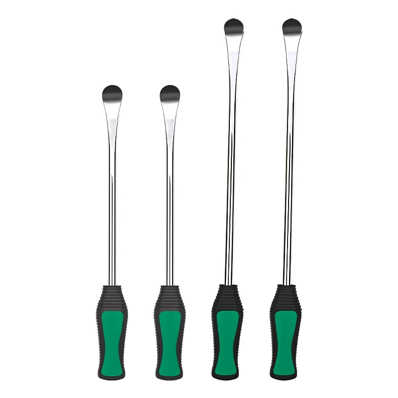 电动车补胎翘棍撬板扁头撬杠拆卸工具汽车轮胎扒胎撬棒抛光电镀