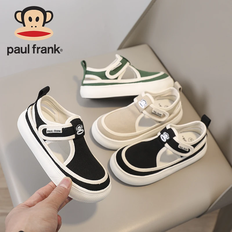 大嘴猴童鞋夏季透气框子凉鞋2024新款男女童校园板鞋框子鞋宝宝鞋