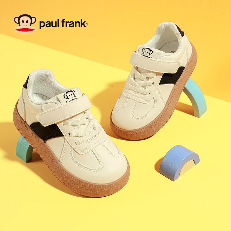大嘴猴儿童休闲鞋2024秋季新款男女童校园运动鞋百搭小白鞋宝宝鞋