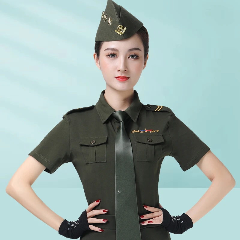 广场舞水兵舞短袖上衣夏季舞服