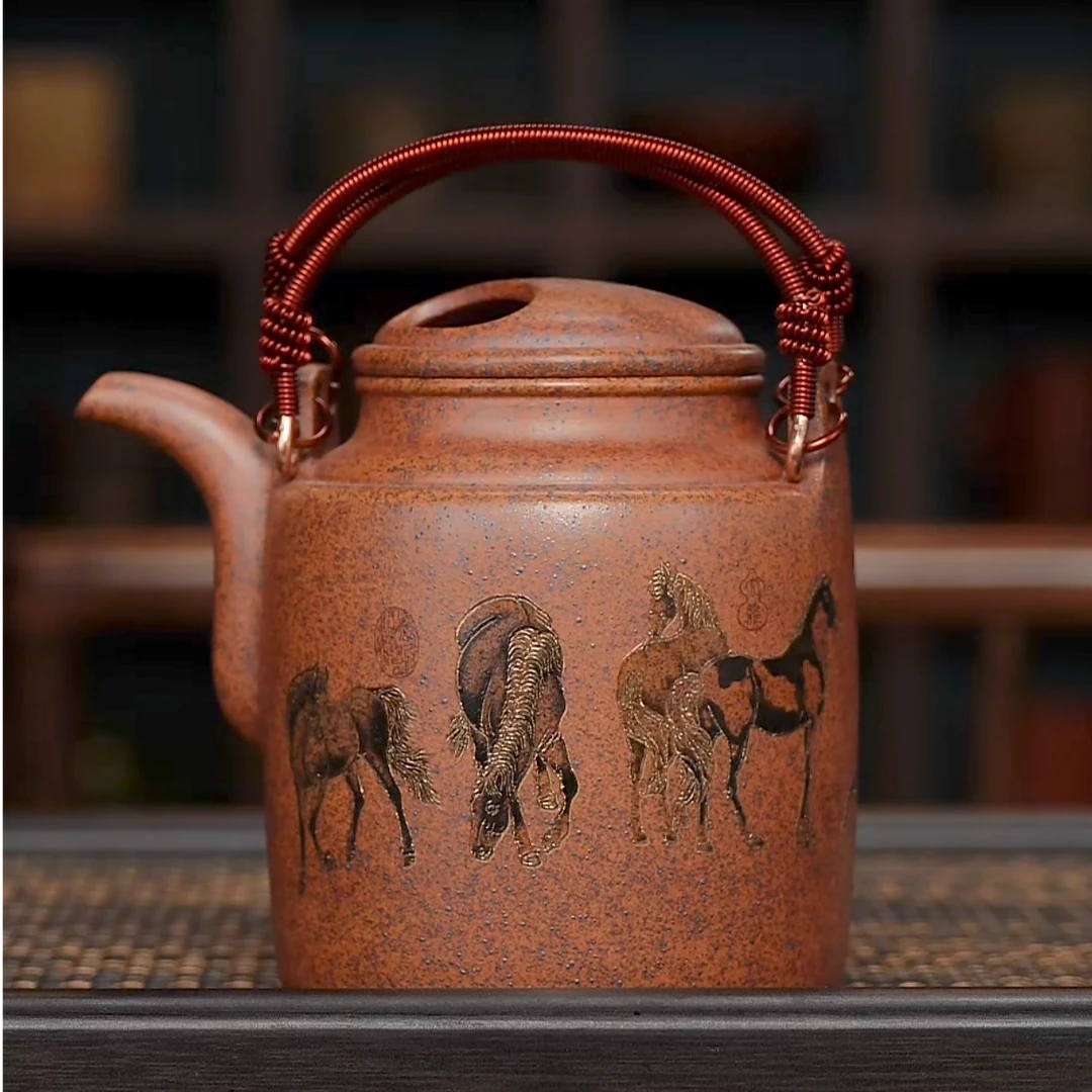 手工杯 | 史家壶舍  描金八骏图洋桶（半手）