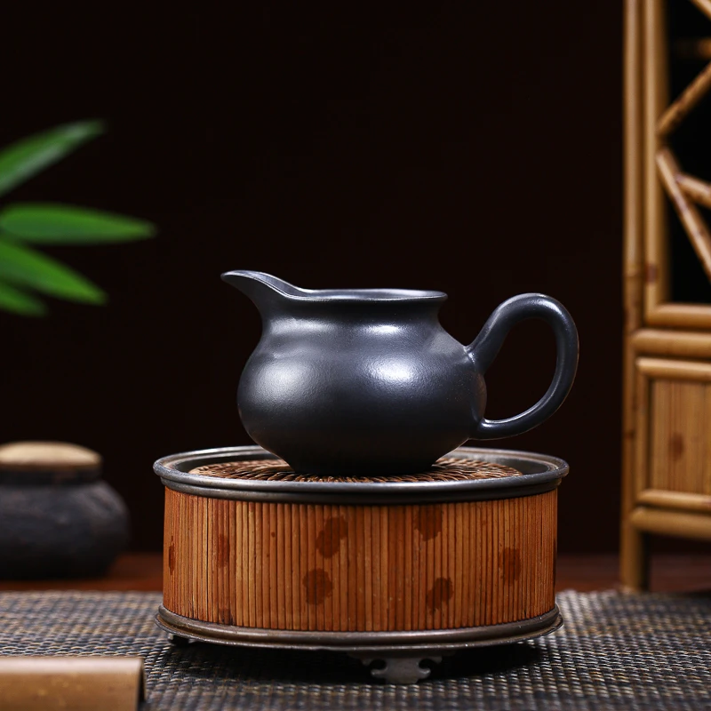 手工杯 | 宜兴紫砂公道杯分茶器 石璜泥料