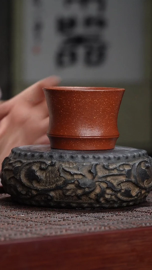 【闪购商品】紫砂茶杯福利，泥料体验红降坡