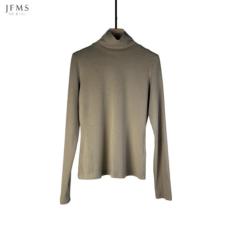 JFMS【直播同价】“闭眼入～”打底时尚百搭光板T恤修身打底衫长袖T508