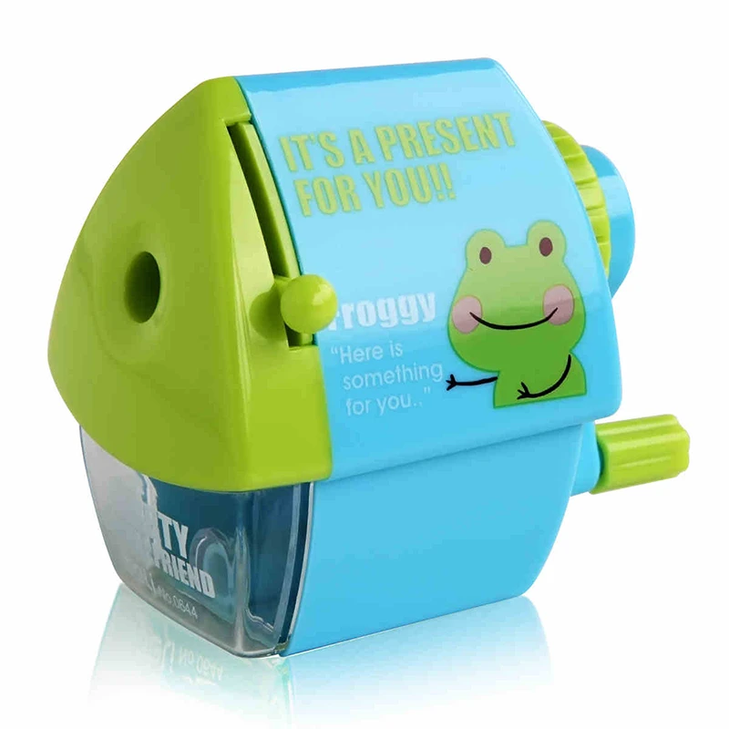 得力0644迷你型小屋削笔机(蓝)