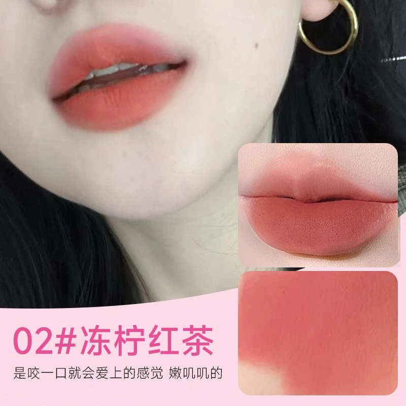 9.9/3支奶狗学生党哑光不易掉色沾杯推荐持妆素颜小唇泥口红唇釉