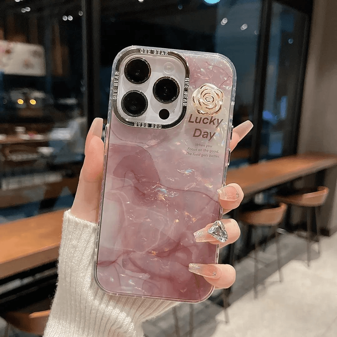 适用苹果15手机壳贝壳纹半包镜头膜iPhone14高级感小众少女手机套
