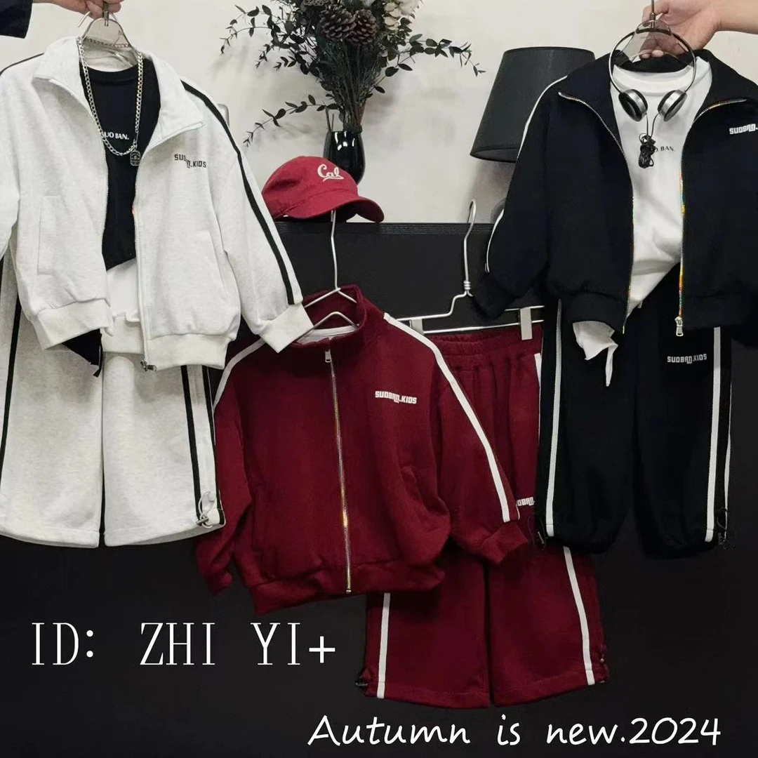 ZHIYI+知衣春秋款韩版休闲时尚潮流运动套装-0060