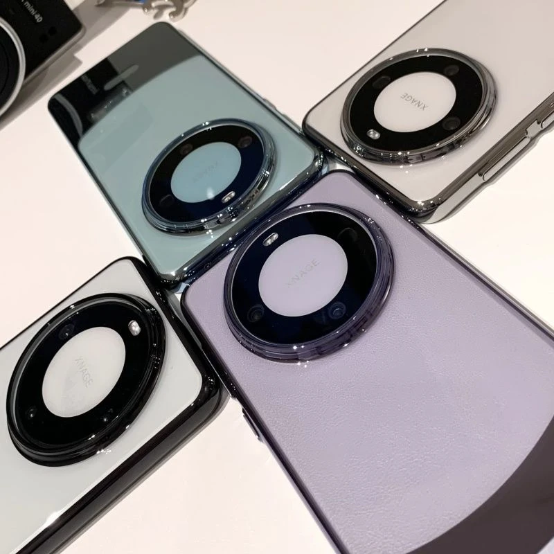 适用于华为Mate60pro+手机壳电镀透明pc硬壳Huaweimate60简约男女