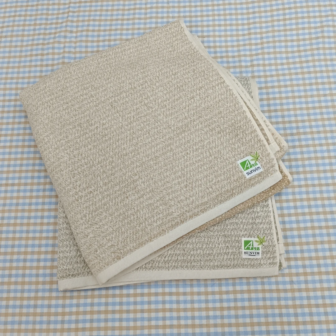 L004外贸尾单【汉麻棉】浴巾色织柔软舒适沙滩巾亲肤毛巾被微瑕