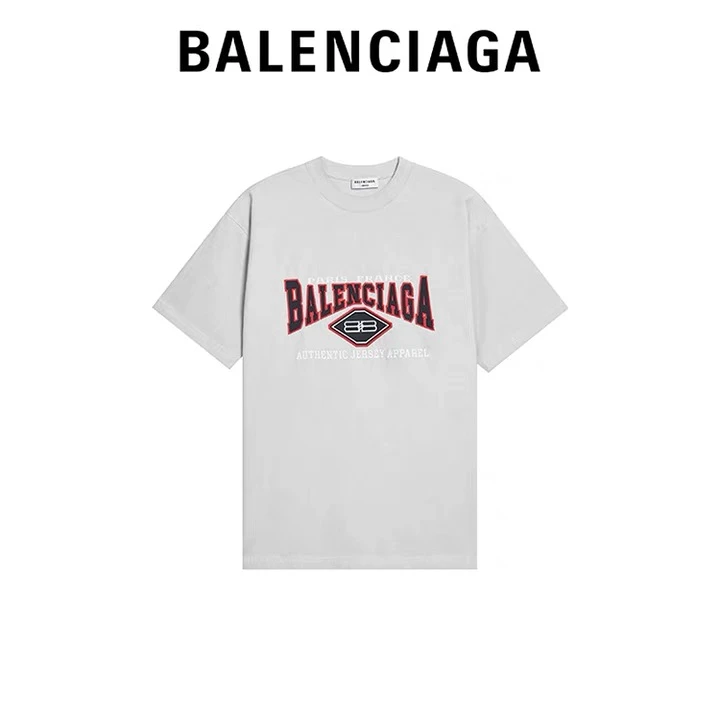 99新 Balenciaga/巴黎世家 短袖T恤 灰色 XS P242029968