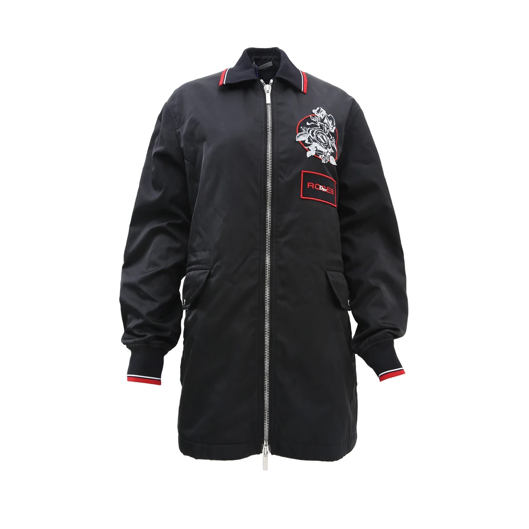 全新未使用 DIOR/迪奥 长款大衣外套 黑色 锦纶 P214659119