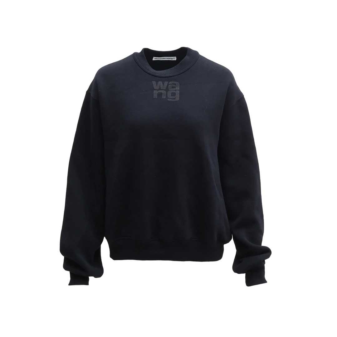 99新  ALEXANDER WANG 女士 卫衣 黑色 棉 XS P224725693