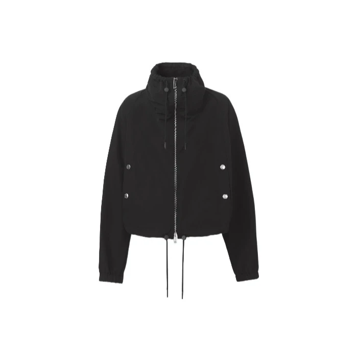 全新未使用 BURBERRY/博柏利 拉链夹克外套 黑色 TP020630