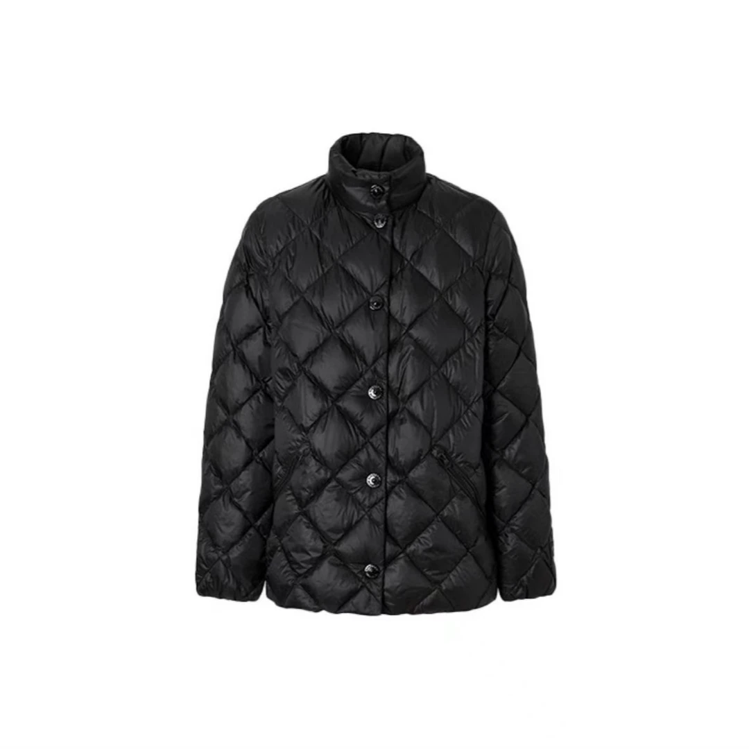 99新 BURBERRY/博柏利 巴宝莉 黑色棉衣 xs P244171646