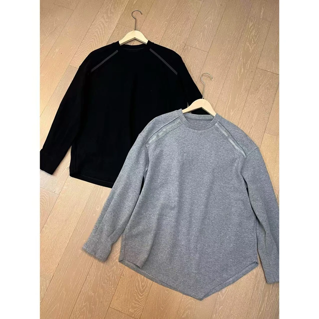 JOJO/玖了个玖【插肩不规则上衣】秋冬百搭大版T恤 2411B5685