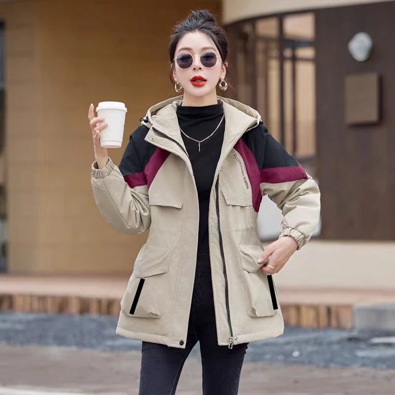 2024早秋新款大口袋冲锋衣时尚休闲百搭今年流行爆款宽松拼色外套