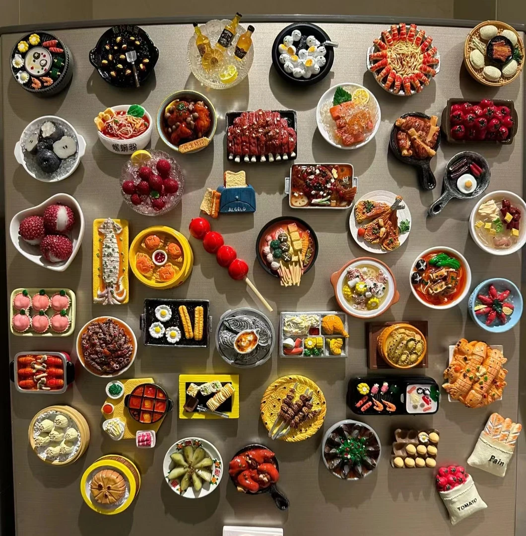 【食玩对对碰】仿真树脂高货治愈系冰箱贴