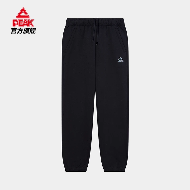 匹克22新款加绒情侣卫裤保暖防风百搭舒适束脚加绒卫裤/DF324007