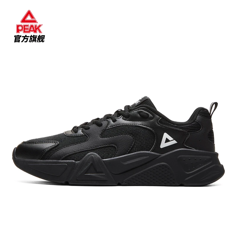 【潮启小胖鞋】匹克春夏时尚网面透气小胖鞋复古老爹鞋-DE420217