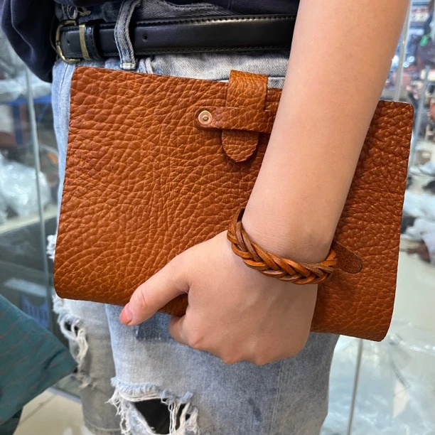 头层皮账本真皮手工A5本复古活页本