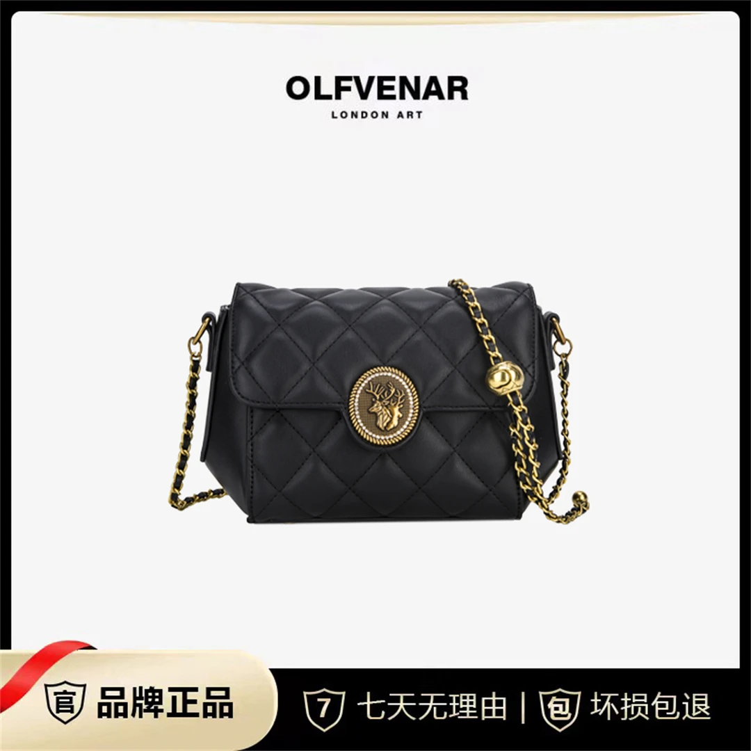 OLFVENAR/欧梵纳 新款小金球时尚链条单肩斜挎包763