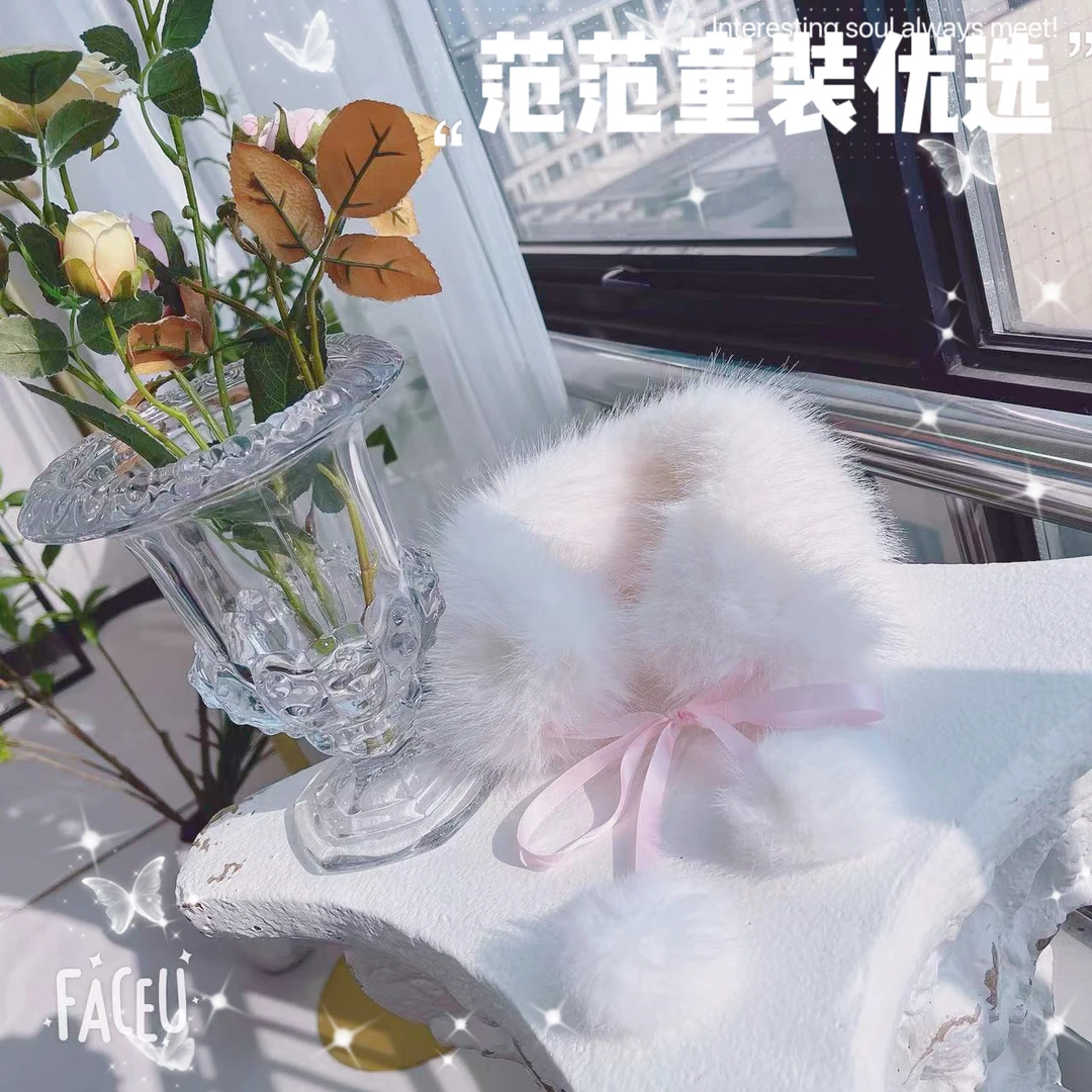 【范范童装优选】女童新款【毛球】围巾毛毛