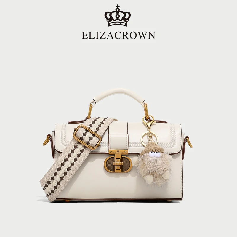 【ELIZA CROWN】2024年新款剑桥包单肩斜挎手提包HG-6031