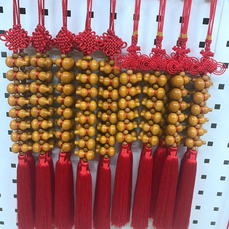 中国结挂件穗子流苏桃木葫芦窜成品喜庆装饰品新中式挂对门纯手工