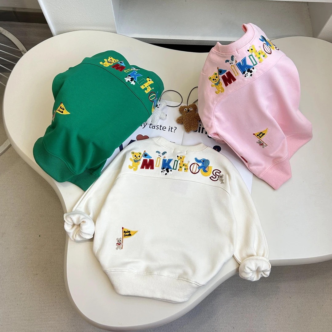 2024秋款miki小熊卡通卫衣M36147