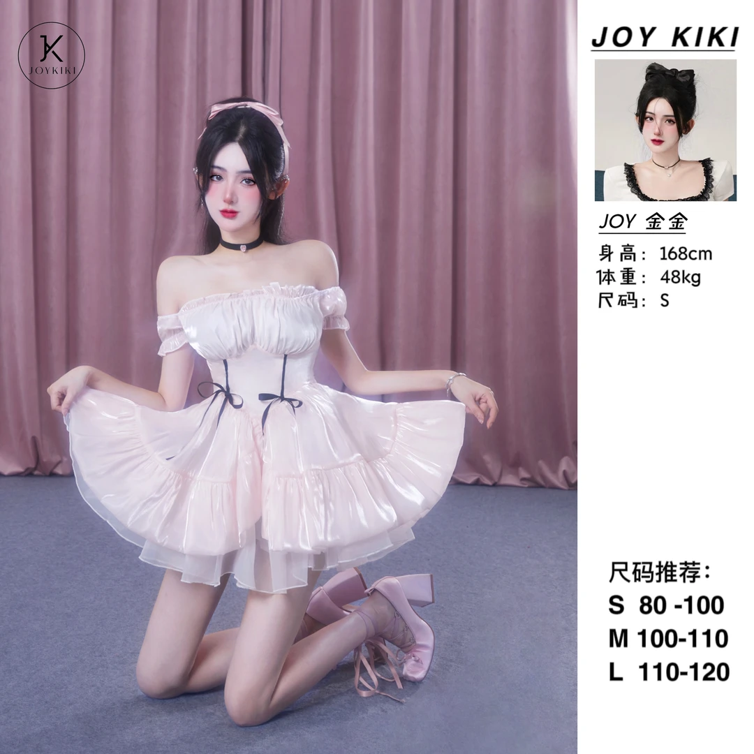 【清清】金金 JOY KIKI 【公主梦之爱丽儿】芭蕾纯欲连衣裙J23B065
