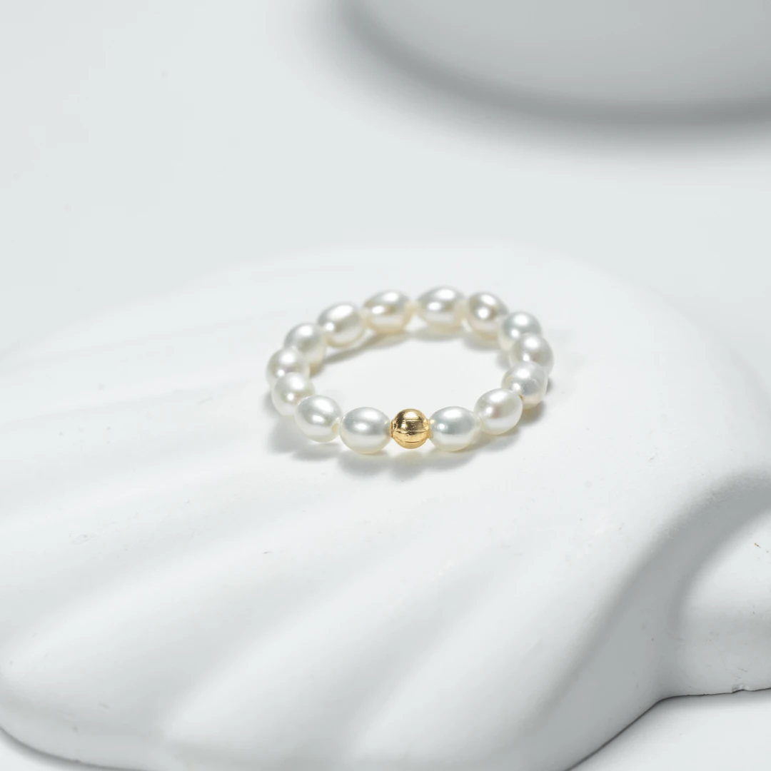 【笑笑专属】小米珍珠戒指/3-4mm